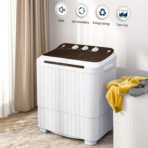 Lavatrice Semi-Automatica a Doppio Cestello XPB35 188S 16.5Lbs Standard USA Bianca Marrone Monocisterna Alimentazione Elettrica Usata - Product Image 5
