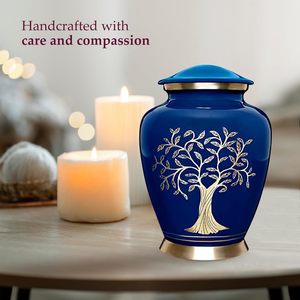 Handmade Sympathy Keepsake metal <b>Urn</b> For Gifting Purpose - Product Image 2