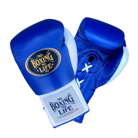 Guantes de MMA No Boxing No Life, de Cuero Vacuno Genuino, con Cordones, Agarre Elástico, Absorción de Humedad, Transpirables, para Entrenamiento y Combate
