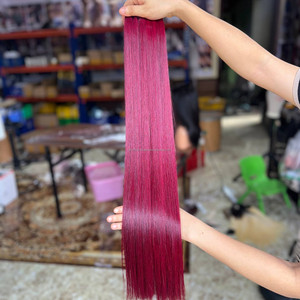 Produit phare : Extensions de cheveux lisses couleur os, 100% cheveux humains vietnamiens véritables, double trame, provenant de fournisseurs fiables - Product Image 3