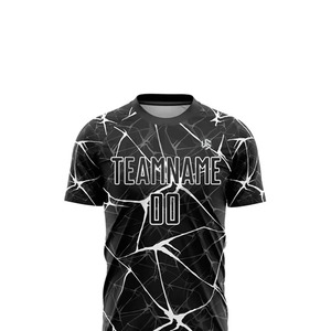 Top Selling Unisex <b>Soccer</b> Jersey Football Uniform Sets with Short Sleeves 100% Polyester UV Protection Custom Colors - Product Image 3