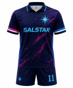 Maillot de football personnalisé en polyester de haute qualité, uniforme de football par sublimation, séchage rapide, respirant, vêtements de sport d'équipe - Product Image 1