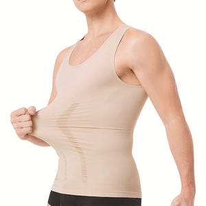 Camisetas de Compresión para Hombre, Transpirables, de Color Sólido, para Deportes y Fitness, Camisetas sin Mangas para Hombre - Product Image 2