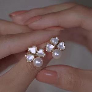 Zhuji Luxury Premium 11-12mm Freshwater <b>Pearl</b> <b>Earrings</b> Natural Light Luxury Premium Wholesale Fashion Matching Gift Box Hundred - Product Image 2