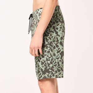 กางเกงบอร์ดชอร์ตเอวถักนิตติ้งใส่สบายสำหรับผู้ชาย ผ้าเนื้อนุ่มยืดหยุ่น แห้งเร็ว เหมาะสำหรับเล่นน้ำ ชายหาด และสระว่ายน้ำ - Product Image 5