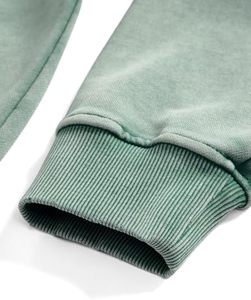 เสื้อฮู้ดดี้แบบเรียบง่ายสำหรับผู้ชายและผู้หญิง สไตล์วินเทจ ล้างสีแบบแอซิดวอช ทรงโอเวอร์ไซส์ เสื้อสเวตเชิ้ตลำลอง สตรีทแวร์ เสื้อฮู้ดดี้แบบสวมหัว - Product Image 3