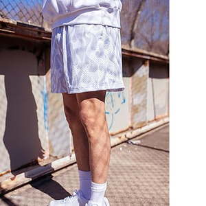 100% Mesh Solid Eco-Friendly Fully Sublimation Unisex Basketball Custom Double <b>Layer</b> Mesh Shorts Pockets <b>Mid</b> Waist Drawstring - Product Image 6