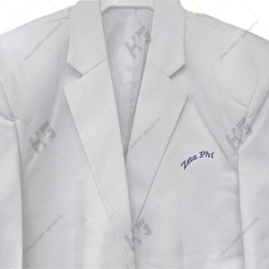 Parches Bordados Personalizados para Blazer Universitario de Zita | Phi | Blazer Blanco de Moda para Uniforme Universitario de la Hermandad Bita - Product Image 2
