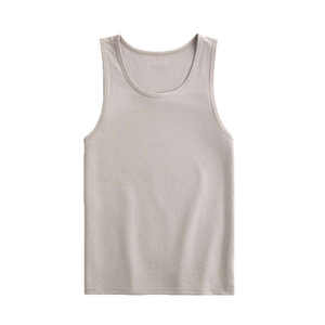 Débardeur de sport décontracté pour homme, nouveau style été, respirant, léger, tricoté, grande taille, sans manches, imprimé personnalisé, 100 % coton - Product Image 1
