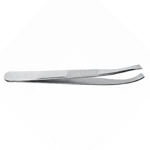 Pinzas Profesionales de Acero Inoxidable para Cejas con Etiqueta Personalizada, Pinzas Duraderas para Recortar y Definir Cejas con Punta Inclinada, Esenciales de Belleza - Product Image 6