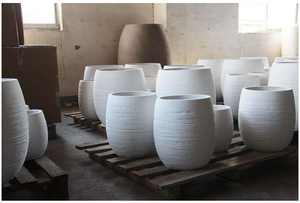 Maceta Circular Moderna Nórdica para Interiores y Exteriores, Ecológica, de Plástico PP, Duradera, Ligera, con Recubrimiento en Polvo, para Hogar, Jardín, Hotel - Product Image 2