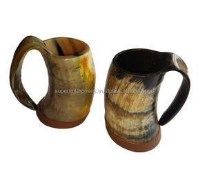 Taza con cuerno para beber, diseño único de Material con diseño Natural de colores, ideal para decoración interior - Product Image 6