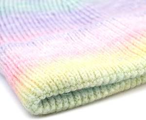 Bonnet d'hiver tricoté tie-dye personnalisé avec impression intégrale, style créateur, motif personnage 2026 - Product Image 2