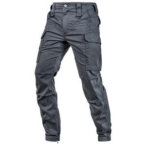 Pantalons d'extérieur coupe régulière multi-poches randonnée chasse tactique décontracté cargo pantalon ripstop pour hommes. - Product Image 2