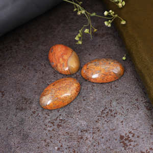Pierres Cabochons en Jaspe Naturel en Gros : Jaspe Breccié, Mookaïte Mexicaine, Jaspe Dalmatien, Jaspe Polychrome Fantaisie, Jaspe Peau de Crocodile - Product Image 6