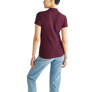 Activewear <b>Womens</b> Polo Shirts Short Sleeve Athletic Top For Lady Supportive Yoga Gym Wear Stretchable High Performance Shirts - Product Image 2