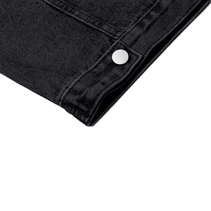 Vente directe d'usine, veste en jean pour homme avec logo personnalisé, 100% coton, respirante, confortable, qualité supérieure, manches longues - Product Image 5