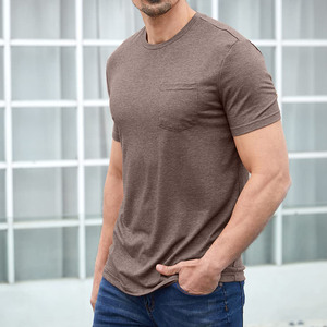 T-shirts pour hommes en coton 100% de haute qualité, coupe ample, col rond, style streetwear, tailles personnalisées 200, 230, 280g. - Product Image 3