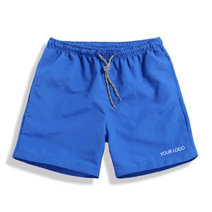 Shorts en nylon de haute qualité, couleur unie, taille élastique, séchage rapide, shorts de fitness, shorts de plage pour hommes - Product Image 5