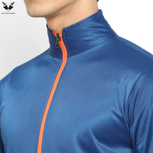 Colourblocked High Neck Sports Wear <b>Joggers</b> Hooded Sportswear Full Zipper Good Quality Unique Design Men Wear Tracksuits - Product Image 6