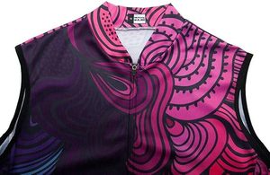 เสื้อจักรยานแขนกุดแบบกำหนดเอง กันลม ระบายอากาศ ซับเหงื่อ สำหรับแข่งขัน ผลิตจากโพลีเอสเตอร์ 100% สำหรับผู้ชาย รับผลิตแบบ OEM ODM - Product Image 3