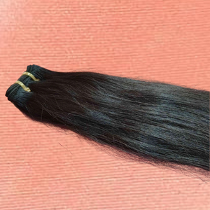 Lot de Cheveux Indiens Remy à Trame Simple, Double Tissage, Cuticules Intactes, Noir Naturel, Texture Lisse - Product Image 1