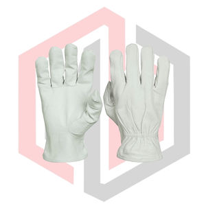 Gants de travail de sécurité en peau de chèvre, type opérateur, confortables, résistants à la chaleur, respirants, antistatiques, longueur personnalisable - Product Image 1