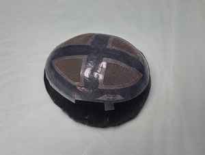 Perruque et toupet pour homme en cheveux indiens Remy de Taz Hair BD avec dentelle frontale Deep Wave et Water Wave, légers et écologiques - Product Image 5