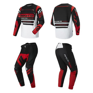 Trajes de Motocross Transpirables Personalizados, Ropa de Carreras de Motos con Impresión por Sublimación, Conjunto de Chaqueta y Pantalones de Carreras con Ajuste Cómodo - Product Image 5