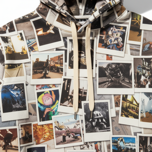 <b>Men's</b> Printed Patchwork Hoodie Regular Fit Casual Knitted Sweatshirt Autumn Style - Product Image 3