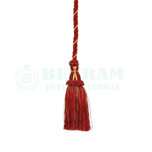 Luxury Metallic <b>Braided</b> Cord 16 Strand Round Tassel Garment Uniform <b>Accessories</b> Bullion Wire Cincture Cord Church Robes Tassels - Product Image 6