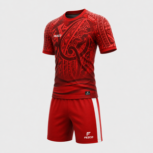 Conjunto de Uniforme de Rugby Transpirable, Ecológico, Antibacterial, de Poliéster, Moderno, Unisex, para Adultos, a Precio Económico y en Oferta - Product Image 2