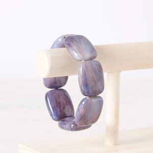 Hermosa Pulsera de Resina Epoxi AUREVIA CRAFTS con Flor Prensada para Joyería Unisex, Tendencia de Boda del Uttar Pradesh - Product Image 1