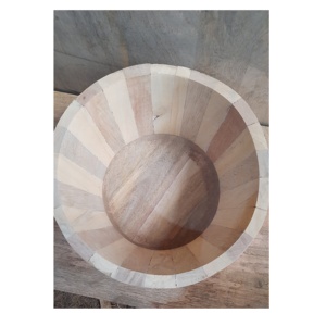 Handmade Natural Classic Wooden Bowl wooden serving bowl high market wooden fruit and salad bowls for home hotel and restaurant - Product Image 1
