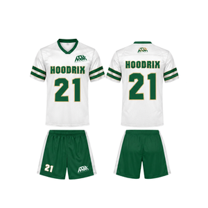 Ensemble de maillots de football américain sublimés personnalisés, nom du joueur, nom de l'équipe, 100% polyester, séchage rapide, évacuation de l'humidité, antibactérien - Product Image 1