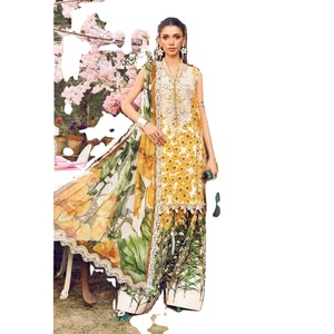 Venta caliente verano WS internacional tradicional viscosa Salwar Kameez hermoso color para bodas indias y paquistaníes - Product Image 1