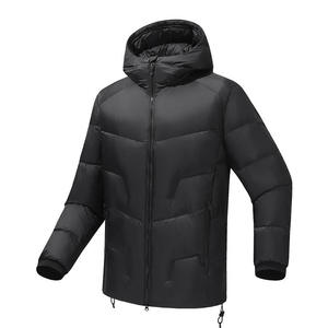 Chaqueta de Plumón con Capucha para Hombre, Impermeable, Transpirable, Gruesa, con Cierre, Largo Regular, para Invierno y Actividades al Aire Libre - Product Image 1