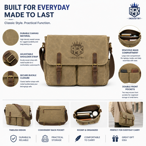 Sac messager pour homme doté d'un design pratique et épuré, d'un intérieur spacieux et de poches faciles d'accès pour documents et gadgets. - Product Image 6