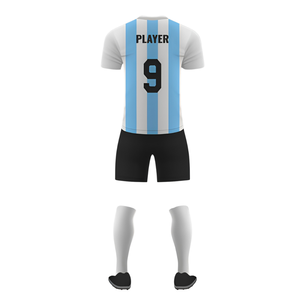 OEM Football Jersey Custom Blank Wholesale Printed Sublimated Mesh 100% <b>Polyester</b> Team Numbers Long Short Sleeve V Neck - Product Image 2