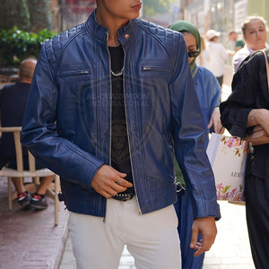 Top Grade Outdoor Wear Leather <b>Winter</b> <b>Jacket</b> Wholesale Leather <b>Jacket</b> <b>Cheap</b> Price Leather <b>Jacket</b> - Product Image 5