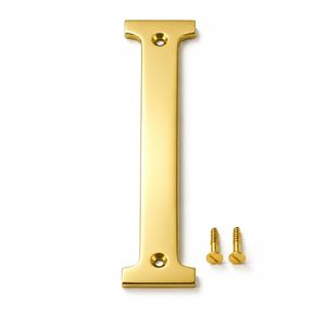 Letra Metálica J con Tornillos, Letra del Alfabeto para Placa de Nombre de Casa, Puerta Principal, Oficina, Hotel, Letrero de Tienda, Resistente al Óxido, Acabado Dorado - Product Image 4