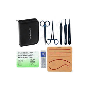 Équipement d'enseignement médical Kit complet de pratique de suture avec tampon de suture de peau spécial Kit de suture de formation Instrument médical - Product Image 1