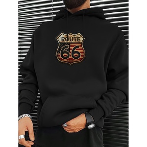 Print Hoodie <b>Mens</b> Regular Fit Casual Heavyweight Sweatshirt High Quality Comfortable Durable Streetwear <b>Pullover</b> - Product Image 1