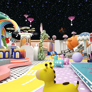 Aire de jeux intérieure pour enfants Flyfun sur le thème marin avec toboggan, piscine à balles et nouveau <span class=keywords><strong>jeu</strong></span> interactif AR pour centre commercial et FEC - Product Image 3