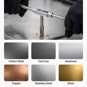 Set di Maschi e Filettiere Multiuso per Filettatura e Riformatura - Product Image 3