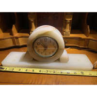 Horloge de table en marbre Art Déco électronique à quartz TCE Premium pour la décoration intérieure, élégante horloge de bureau pour la maison et le bureau