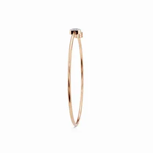 Pulsera de Oro Rosa de 18K con Diamantes Cultivados en Laboratorio, Modelo Kindred Spark Halo & Kada, con 31 Piedras, Certificación IGI, Joyería Fina para Mujer - Product Image 2