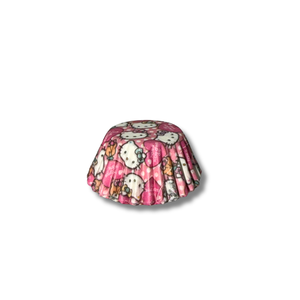 Emballages pour cupcakes ronds et carrés en papier sulfurisé à motif Hello Kitty, résistants au four et au micro-ondes, jetables, ensemble d'outils de pâtisserie - Product Image 2