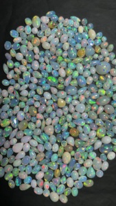 Wholesale Natural White Fire <b>Opal</b> Loose Gemstone 10-25mm | Polished Cabochon <b>Opal</b> Stones for Jewelry Making, <b>Rings</b>, Pendants - Product Image 2