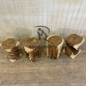 Modern Handmade Wood <b>Coffee</b> <b>Table</b> Stool Living Room Furniture Solid Wood Design - Product Image 3
